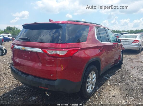 1GNERGKWXKJ160221 2019 CHEVROLET TRAVERSE Красный Задняя правая четверть