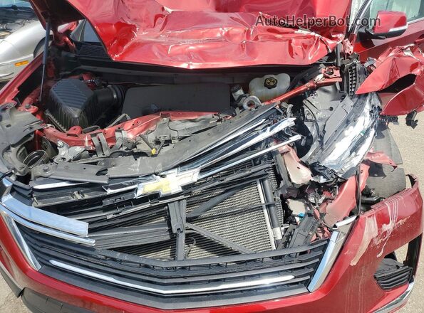 1GNERGKWXPJ128215 2023 CHEVROLET TRAVERSE Red Vista del compartimento del motor