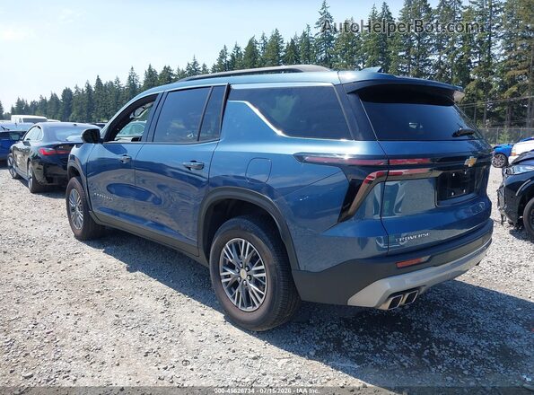 1GNERGRS1SJ242292 2025 CHEVROLET TRAVERSE Blue უკანა მარცხენა