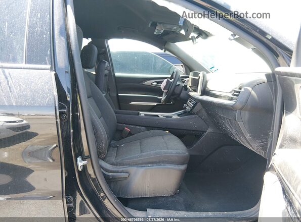 1GNERGRS3SJ198201 2025 CHEVROLET TRAVERSE Black Widok wnętrza z przodu