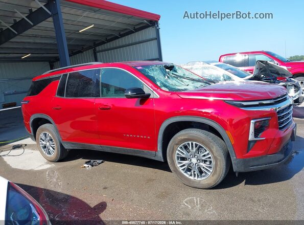 1GNERGRS3SJ203641 2025 CHEVROLET TRAVERSE Red Widok wnętrza z tyłu