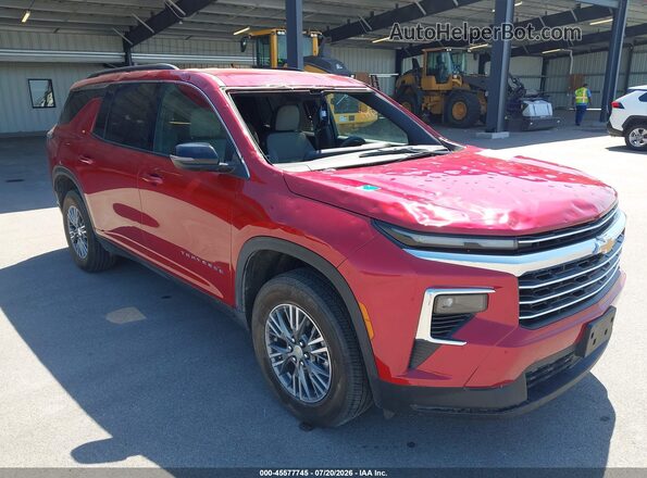1GNERGRS3SJ203641 2025 CHEVROLET TRAVERSE Red Widok z przodu