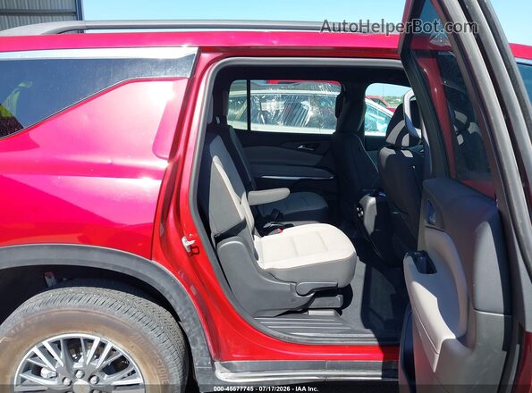 1GNERGRS3SJ203641 2025 CHEVROLET TRAVERSE Red Widok naklejki z numerem VIN