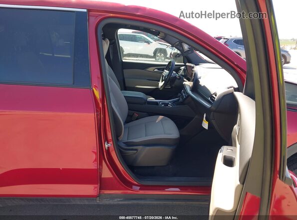 1GNERGRS3SJ203641 2025 CHEVROLET TRAVERSE Red Widok wnętrza z przodu