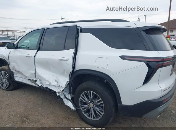 1GNERGRS3SJ291252 2025 CHEVROLET TRAVERSE White 