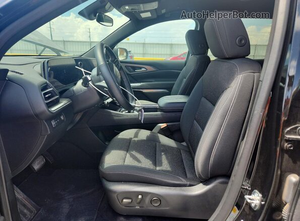 1GNERGRS5SJ181075 2025 CHEVROLET TRAVERSE Black Вид салону спереду