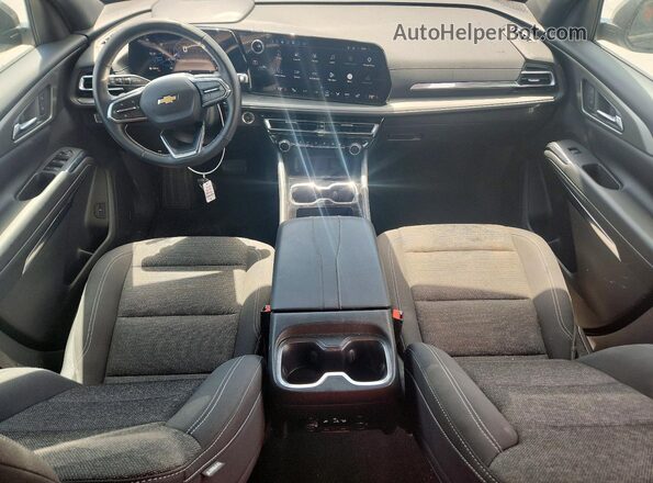 1GNERGRS5SJ181075 2025 CHEVROLET TRAVERSE Black Вид панелі приладів