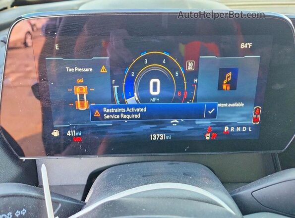 1GNERGRS9SJ258398 2025 CHEVROLET TRAVERSE Black Vista del cuadro de instrumentos