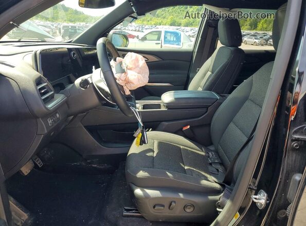 1GNERGRSXSJ272939 2025 CHEVROLET TRAVERSE Black წინა სალონის ხედი