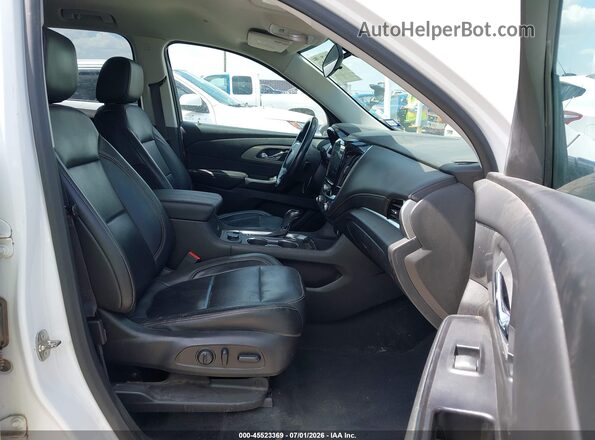 1GNERHKW5KJ228558 2019 CHEVROLET TRAVERSE White Вид салону спереду