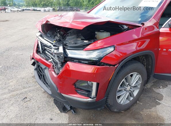 1GNERHKW5NJ166809 2022 CHEVROLET TRAVERSE Red Front view