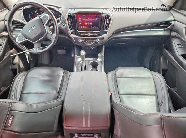 1GNERJKW3LJ112476 2020 CHEVROLET TRAVERSE Gray Вид панелі приладів