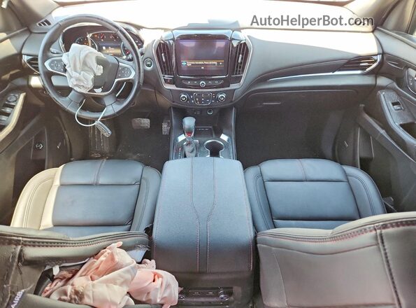 1GNERJKW5PJ263258 2023 CHEVROLET TRAVERSE White Вид панелі приладів