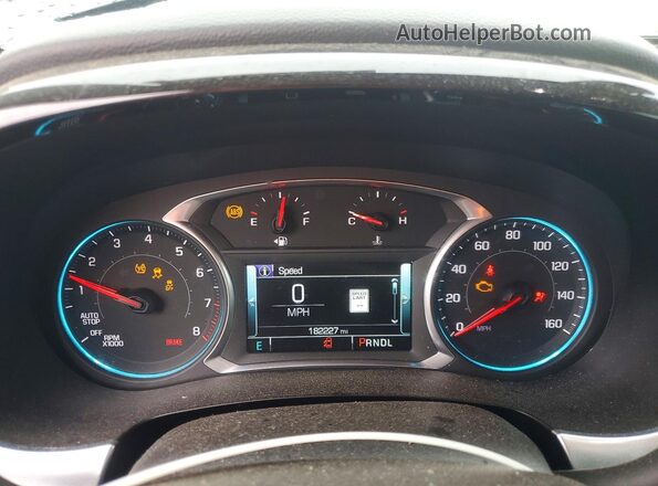 1GNERJKX2KJ106191 2019 CHEVROLET TRAVERSE Black Սարքավորումների վահանակի տեսք