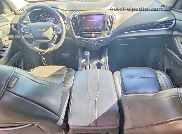 1GNERKKW1LJ110313 2020 CHEVROLET TRAVERSE Black Вид панелі приладів