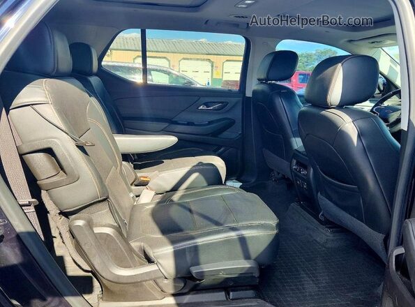 1GNERKKW1LJ110313 2020 CHEVROLET TRAVERSE Black Вид задніх сидінь