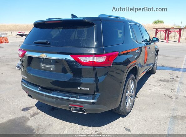 1GNERKKW5JJ242472 2018 CHEVROLET TRAVERSE Black უკანა მარჯვენა