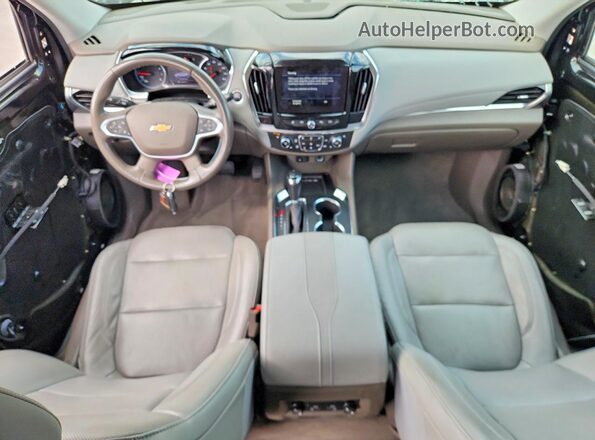 1GNERKKW6LJ285432 2020 CHEVROLET TRAVERSE Черный Вид панели приборов