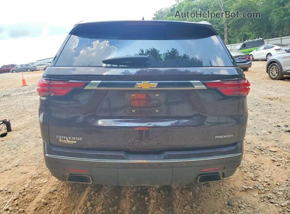 1GNERKKW6NJ145142 2022 CHEVROLET TRAVERSE Burgundy Widok z tyłu