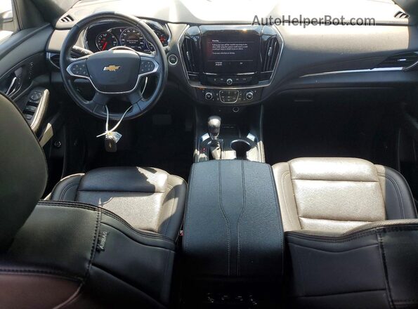 1GNERNKW0NJ109139 2022 CHEVROLET TRAVERSE White წინა პანელის ხედი