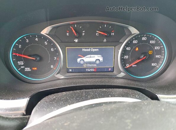 1GNETVKW7RJ137303 2024 CHEVROLET TRAVERSE Black Instrument cluster view