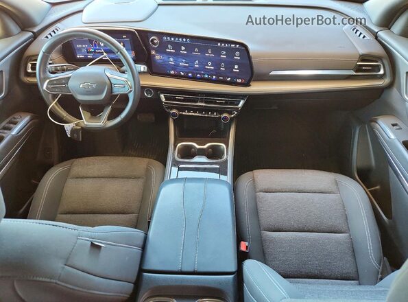 1GNEVEKSXRJ186745 2024 CHEVROLET TRAVERSE Blue Вид панелі приладів