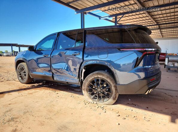 1GNEVEKSXRJ186745 2024 CHEVROLET TRAVERSE Blue Задня ліва чверть