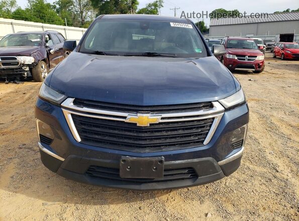 1GNEVFKW2PJ237161 2023 CHEVROLET TRAVERSE Blue Вид спереду