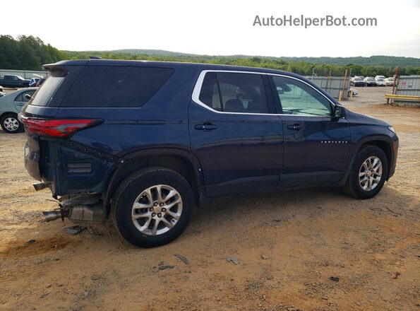 1GNEVFKW2PJ237161 2023 CHEVROLET TRAVERSE Blue Задня права чверть