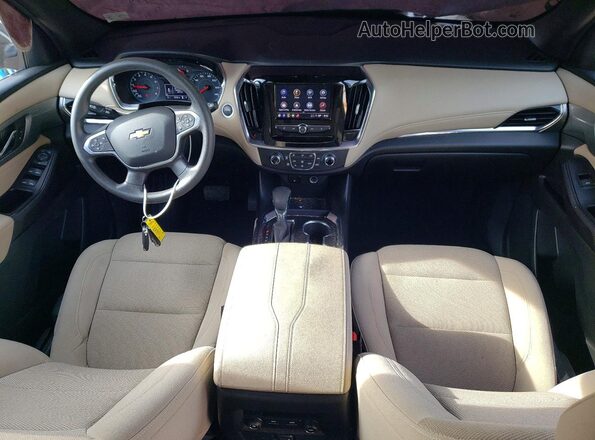 1GNEVFKW2PJ237161 2023 CHEVROLET TRAVERSE Blue Вид панелі приладів