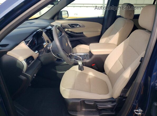 1GNEVFKW2PJ237161 2023 CHEVROLET TRAVERSE Blue Вид салону спереду