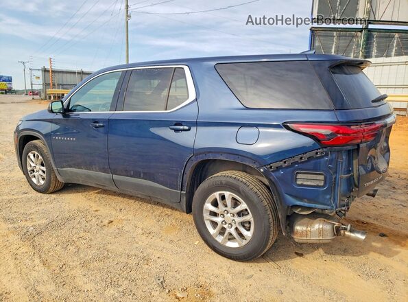 1GNEVFKW2PJ237161 2023 CHEVROLET TRAVERSE Blue Задня ліва чверть