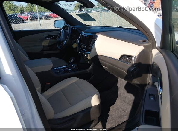 1GNEVFKW2PJ246250 2023 CHEVROLET TRAVERSE White Vista interior delantera