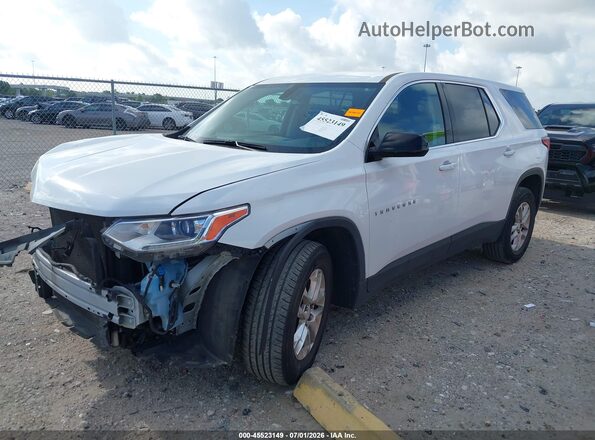 1GNEVFKW4LJ260127 2020 CHEVROLET TRAVERSE White Передня ліва чверть