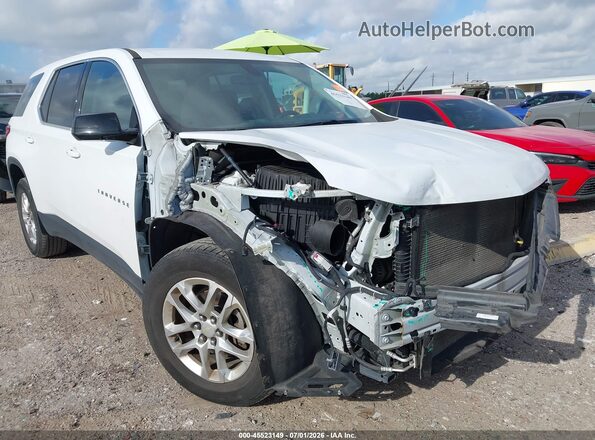 1GNEVFKW4LJ260127 2020 CHEVROLET TRAVERSE White Вид спереду