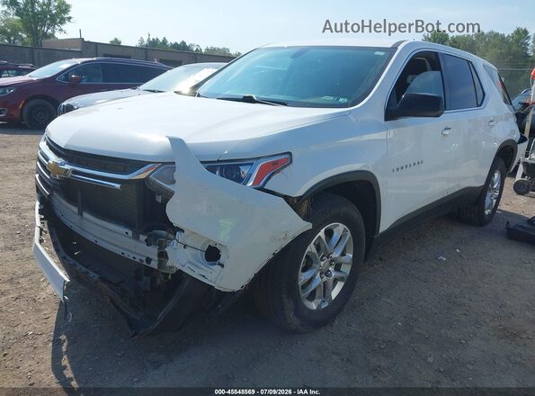 1GNEVFKW5MJ268917 2021 CHEVROLET TRAVERSE White Przód lewy
