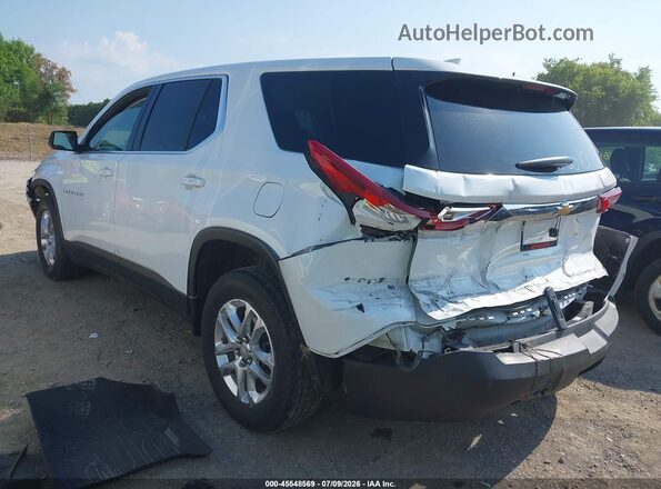 1GNEVFKW5MJ268917 2021 CHEVROLET TRAVERSE White Tył lewy