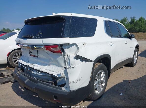 1GNEVFKW5MJ268917 2021 CHEVROLET TRAVERSE White Tył prawy