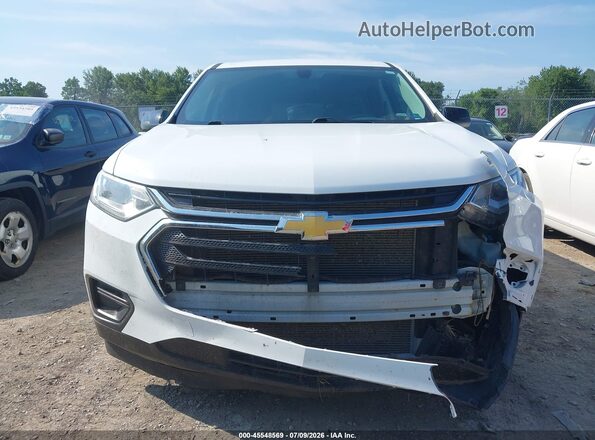 1GNEVFKW5MJ268917 2021 CHEVROLET TRAVERSE White Widok zestawu wskaźników