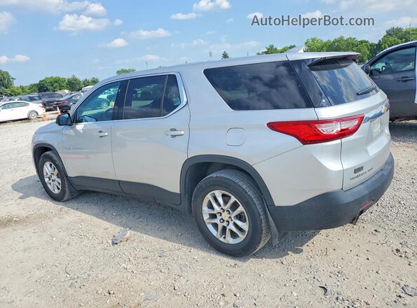 1GNEVFKWXJJ103263 2018 CHEVROLET TRAVERSE Silver Tył lewy