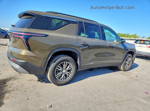 1GNEVGKS1RJ147103 2024 CHEVROLET TRAVERSE Gray Trasero derecho