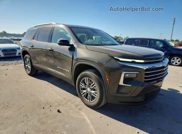 1GNEVGKS1RJ147103 2024 CHEVROLET TRAVERSE Gray Delantero derecho