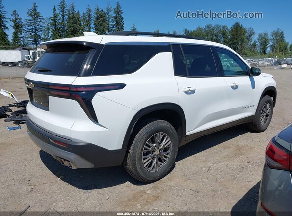 1GNEVGKS2TJ350802 2026 CHEVROLET TRAVERSE White Rear right