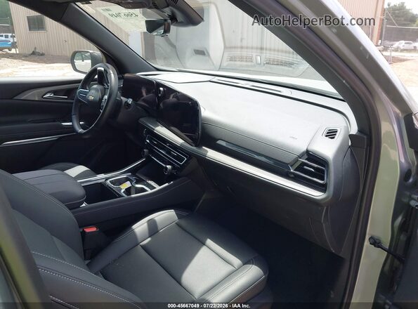 1GNEVGKS5TJ219962 2026 CHEVROLET TRAVERSE Gray წინა სალონის ხედი