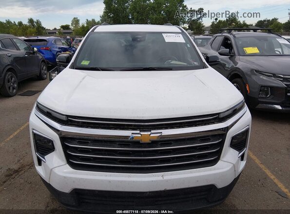 1GNEVGKS8TJ128975 2026 CHEVROLET TRAVERSE Белый Вид щитка приборов