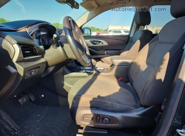 1GNEVGKW0MJ149095 2021 CHEVROLET TRAVERSE Gray Widok wnętrza z przodu