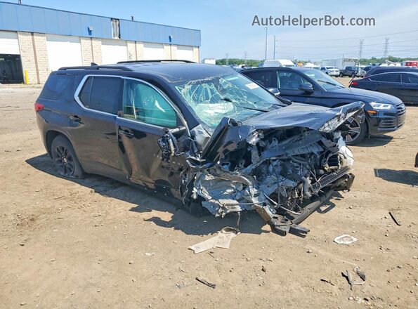 1GNEVGKW0MJ207206 2021 CHEVROLET TRAVERSE Черный Передняя правая четверть