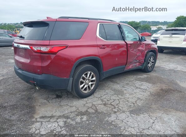 1GNEVGKW1KJ118550 2019 CHEVROLET TRAVERSE Бордовый Задняя правая четверть