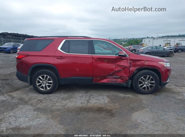 1GNEVGKW1KJ118550 2019 CHEVROLET TRAVERSE Бордовый Вид щитка приборов