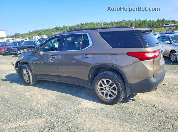 1GNEVGKW1LJ111292 2020 CHEVROLET TRAVERSE Коричневый Задняя левая четверть